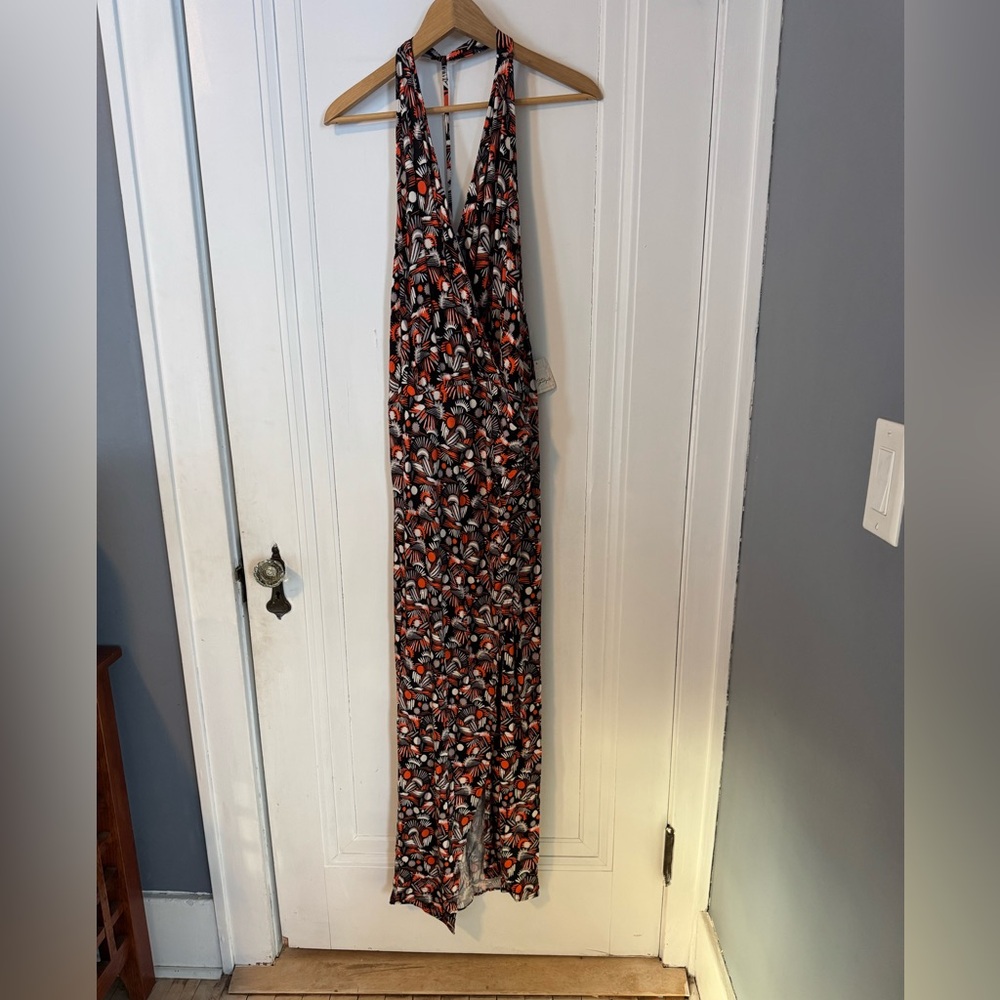 Free People Multicolor Halter Dress